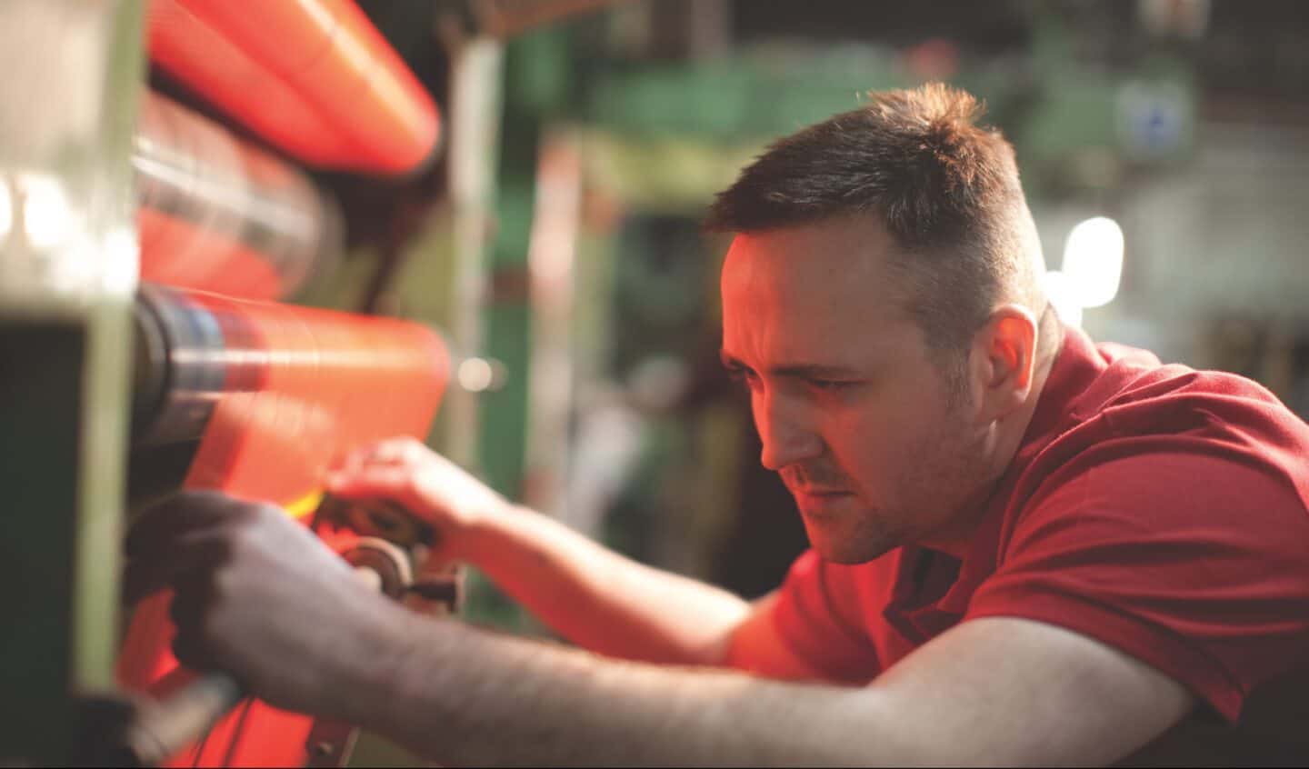 Operative measuring polythene film