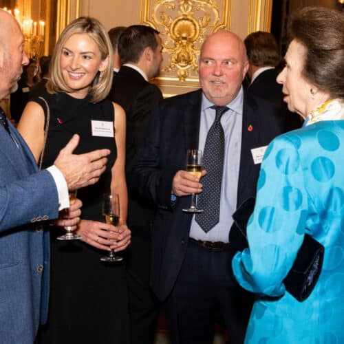 Zoe Brimelow and Princess Ann at Windsor Castle