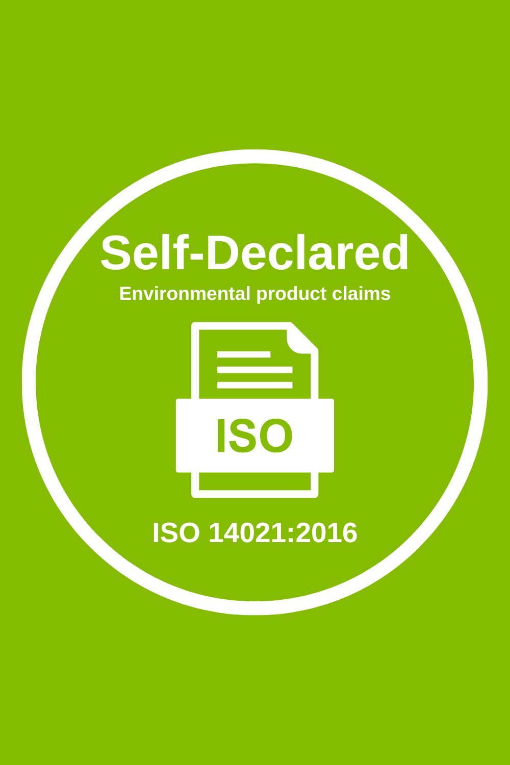 ISO14021: 2016 Self Declared Logo